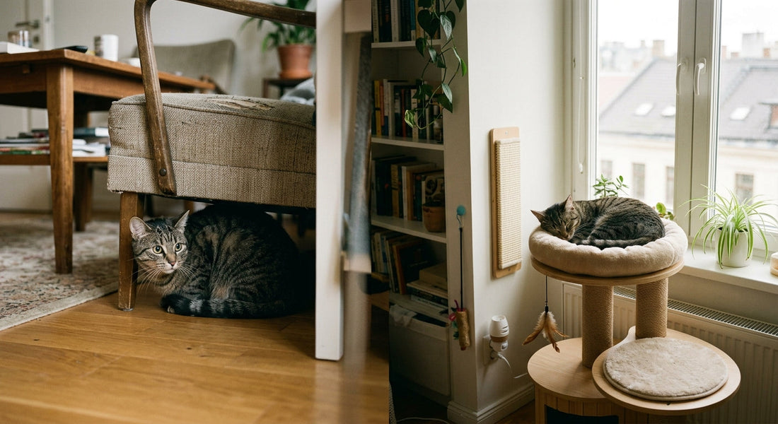 Chat stressé en appartement : les signes et ce qui apaise