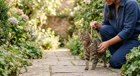 Harnais pour chat comment le mettre et le faire accepter