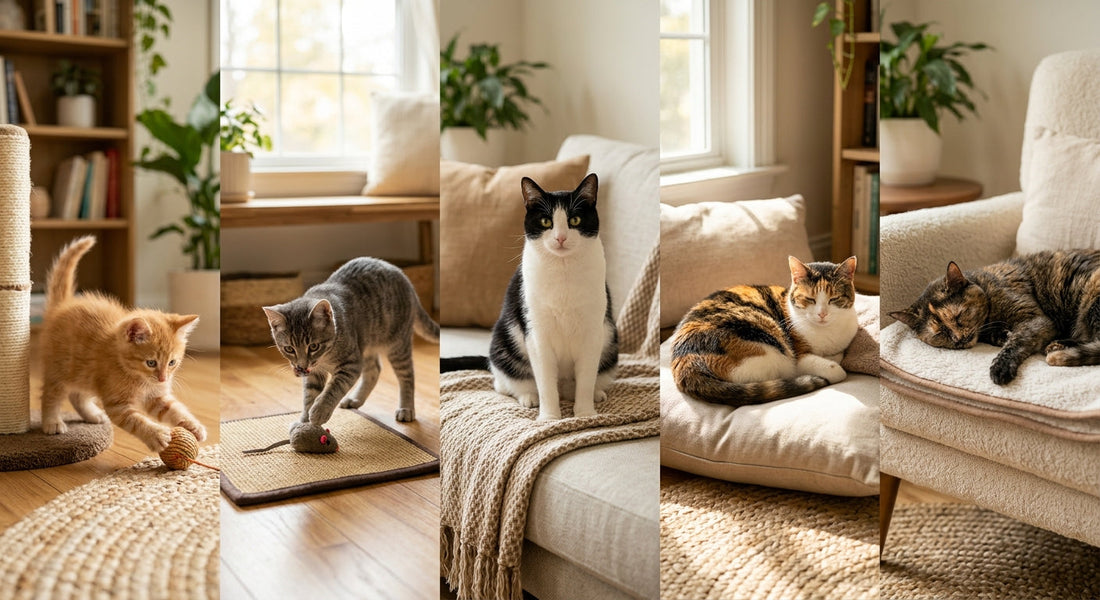 Les âges des chats : ce qui change à chaque étape