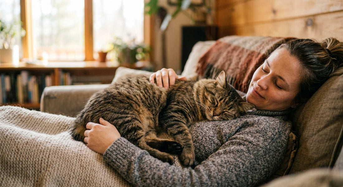 Pourquoi mon chat dort sur moi chaleur, sécurité et odeur