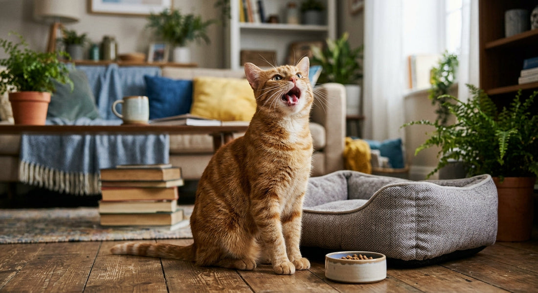 Pourquoi mon chat miaule tout le temps : les causes