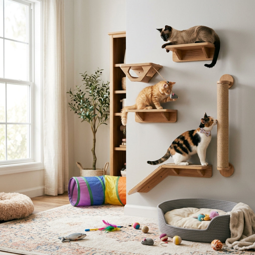 Arbre à chat mural